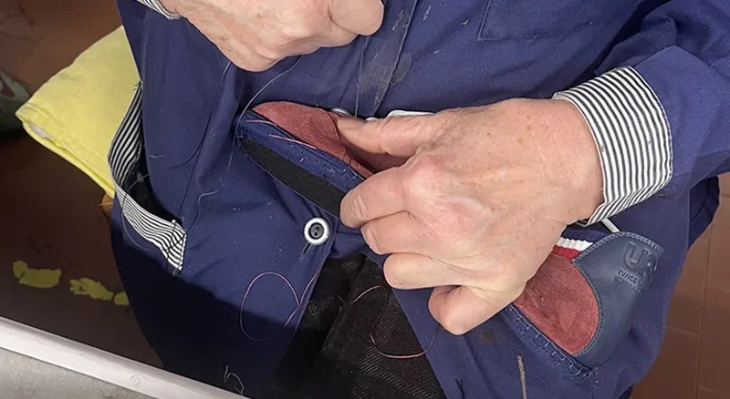 scarpe upp-a punto a mano friulana